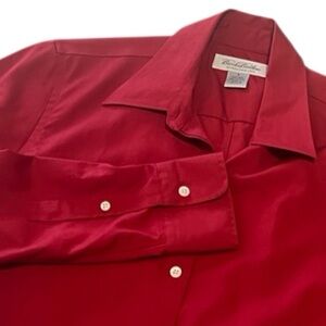 Brooks Brothers Red Long Sleeves Collar Button Up Non-Iron Blouse Size 6
